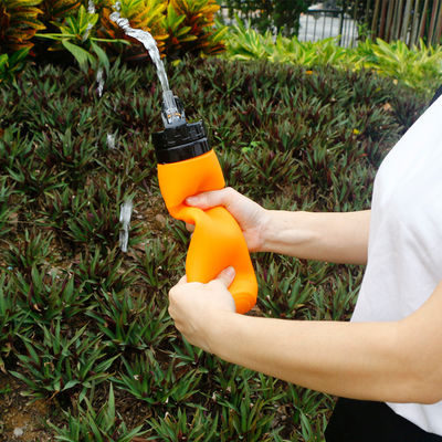 750 ml korrosionsgeschützte Silikon-Wasserflasche für Reisen und Sport