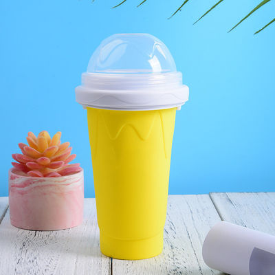 10.5*6*21cm Slushy Maker Cup Lebensmittelqualität Silikon Pinch Slush Cup Eisbecken Typ
