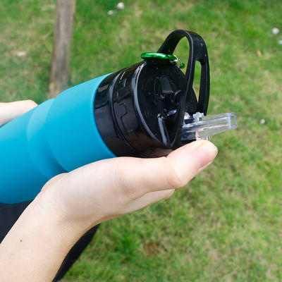 750 ml korrosionsgeschützte Silikon-Wasserflasche für Reisen und Sport