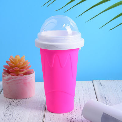 10.5*6*21cm Slushy Maker Cup Lebensmittelqualität Silikon Pinch Slush Cup Eisbecken Typ