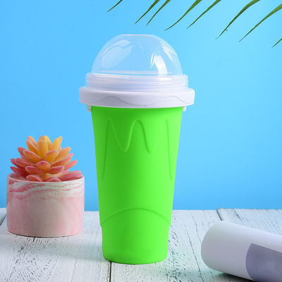 10.5*6*21cm Slushy Maker Cup Lebensmittelqualität Silikon Pinch Slush Cup Eisbecken Typ