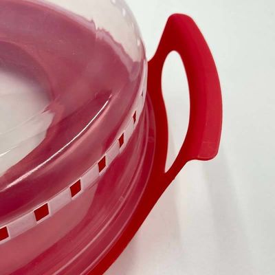 Einfache Kunststoff Isolierung Lebensmittelhülle mit Tray BPA-frei und Mikrowellenheizung bereit