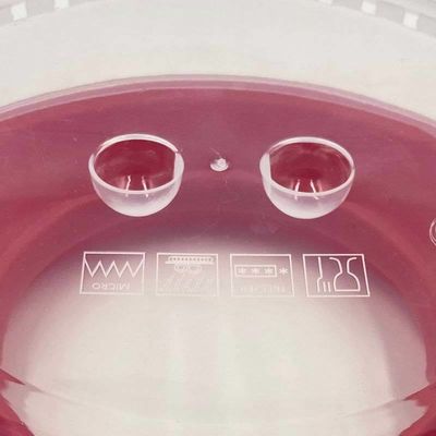 Einfache Kunststoff Isolierung Lebensmittelhülle mit Tray BPA-frei und Mikrowellenheizung bereit