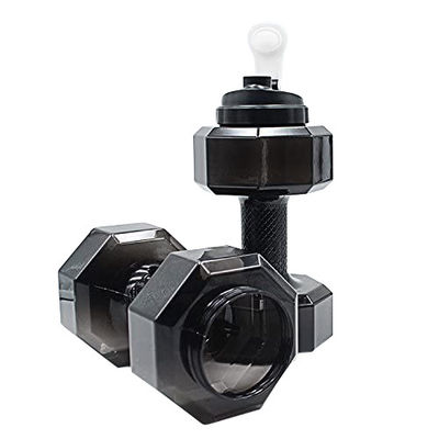 Erwachsene PETG Umweltschutzfreundliche 2,6-Liter-Wasserflasche in Dumbbell-Form für Sport Fitness-Übungen