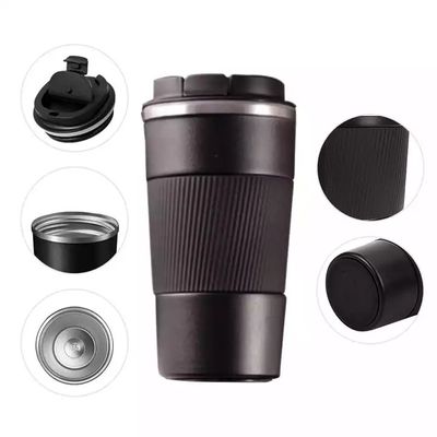 Metall Custom Vakuum Isolierte Tumbler Auto Tasse Doppelwand Edelstahl Reise Kaffeetasse