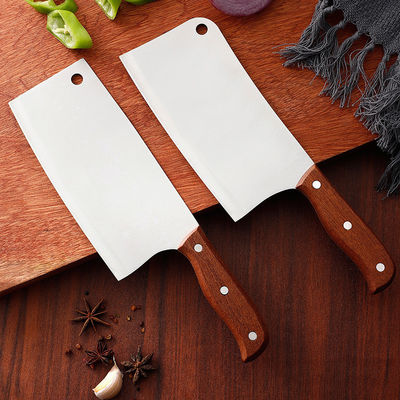 Verbessern Sie Ihre Küche mit echten Holz-Handeln-Messer-Sets 3CR13 Edelstahl-Klingen
