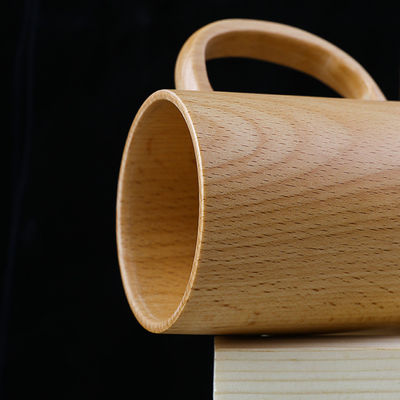 Japanische Kreative Holz-Kaffee-Tasse Haushaltsmassivholz-Handgriff Handy Cup