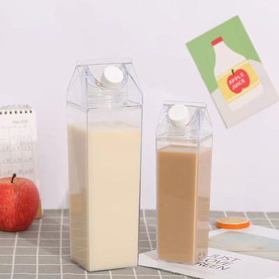 16oz 32oz Umweltfreundliche Kinder Wasserflasche klare Milchkarton Custom Design Logo