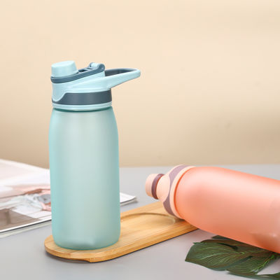 Vorräte für Outdoor-Aktivitäten Gym Portable BPA-freie Plastik-Sportwasserflasche mit Zeit
