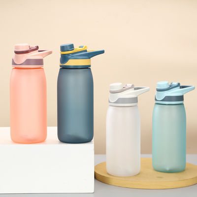 Vorräte für Outdoor-Aktivitäten Gym Portable BPA-freie Plastik-Sportwasserflasche mit Zeit