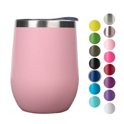 SUMSUN 12 oz Doppelwand Edelstahl Vakuum Isolierte Kaffeetasse Wein Tumbler Feiertag Baby