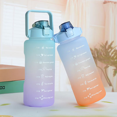 Benutzerdefiniertes Logo akzeptabel 64 oz Wasserflasche abnehmbares Stroh für Fitness und Sport