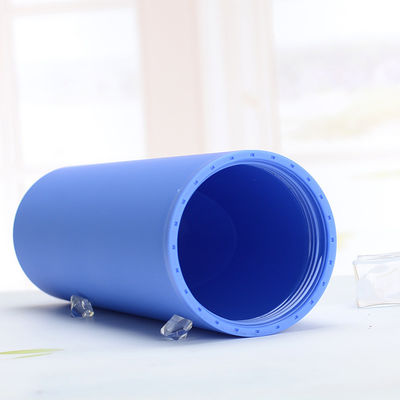 Minimalistische, umweltfreundliche, BPA-freie, benutzerdefinierte 16oz PP-Wasserflasche mit Strohhalmen.
