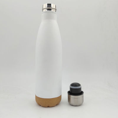 500 ml Korkenboden Cola-förmige Vakuumdichtung isolierte Flasche aus Edelstahl Wasserflasche