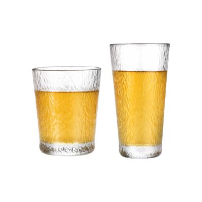 400-600ml Getränkglas Bierbecher mit Griff 6,8x24,5cm