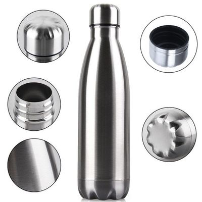 Wärmedämmung 500 ml Edelstahl Doppelwand Vakuum Wasserflasche Cola Form Sublimation Sportflasche