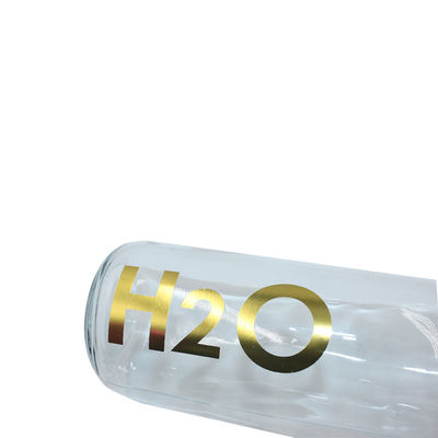 2020 Tour Custom Logo und umweltfreundliche Glaswasserflasche mit direkter Trinkmethode