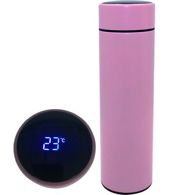 Edelstahl-Doppelwand-vakuumisolierte Wasserflasche mit LED-Temperaturanzeige