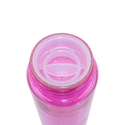 Kristall-Sport-Wasserflasche ohne Wärmedämmung und benutzerdefiniertes Logo