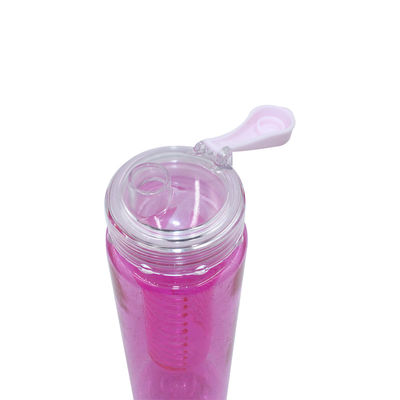 Kristall-Sport-Wasserflasche ohne Wärmedämmung und benutzerdefiniertes Logo