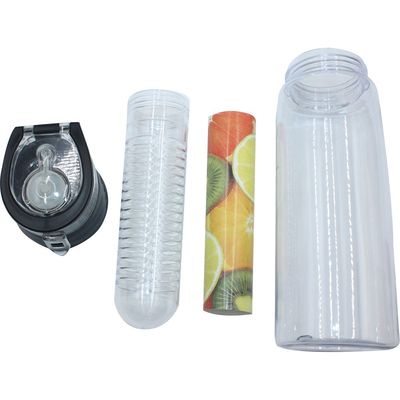 Custom Logo BPA-freie Plastik-Sport-Wasserflaschen für die Rückkehr zur Schule 7,9x7,1x23,9cm