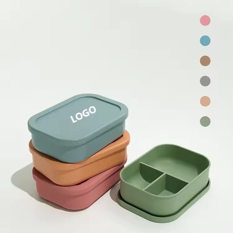 418g Leckdicht Kinder-Schule Silikon Lunchbox mit Deckel Öko-freundlich und leicht zu reinigen