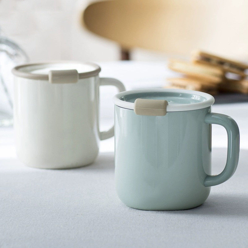 Kaffeemügel Büro Tischtop Teetasse Geburtstagsgeschenk 420ml mit Deckel Wärmeschutz