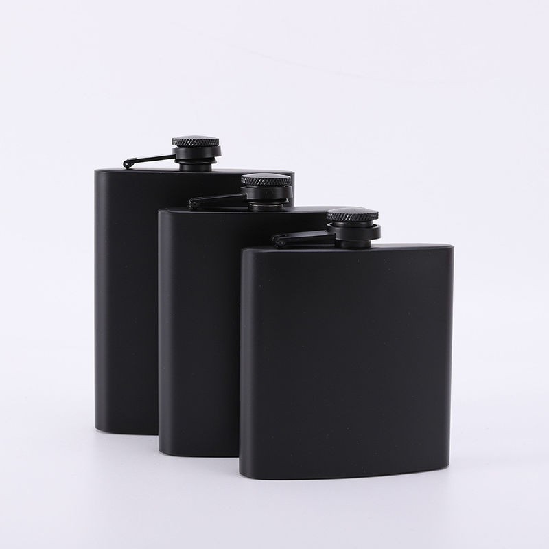 Portable Edelstahl Camping Hip Flasche undicht Whisky Geschenk Set für Outdoor-Spaß