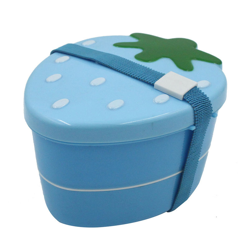 Erdbeerenförmiger Lebensmittelbehälter für Kinder 15x12x8.7cm