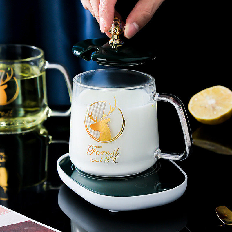 Custom Logo Becher Heizung Pad 55 Temperaturkontrolle Smart Coffee Mug für Geschäftsgeschenke