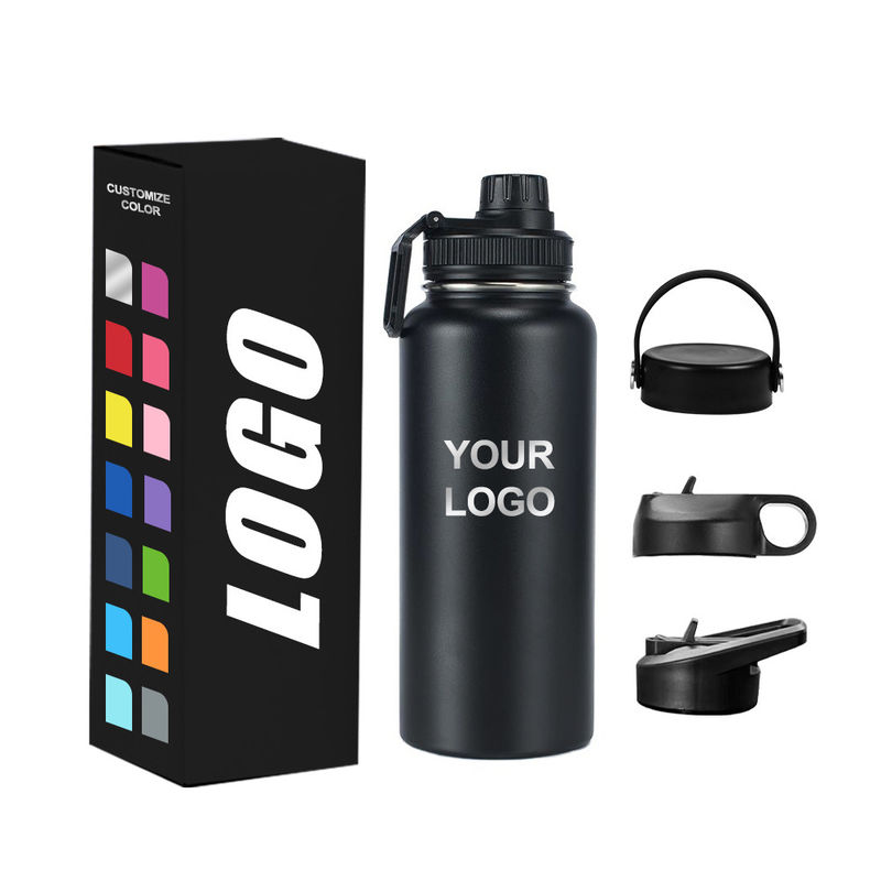 32oz/64oz Vakuum Flasche Wasserflasche für direktes Trinken bei Sport GYM Edelstahl