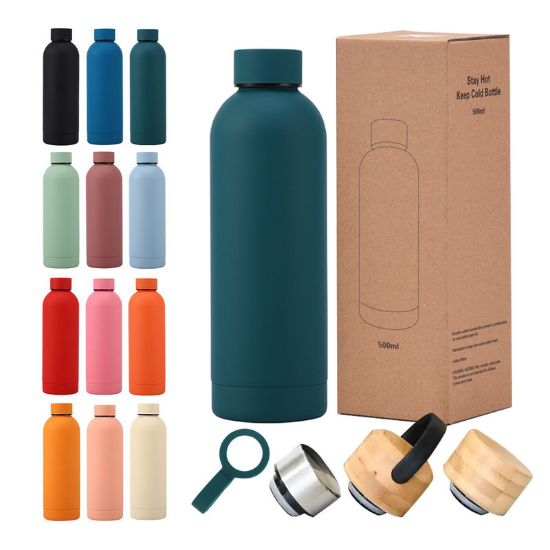 Doppelwandige Edelstahl 750 ml isolierte Trinkwasserflasche für das Kochen von Wasser
