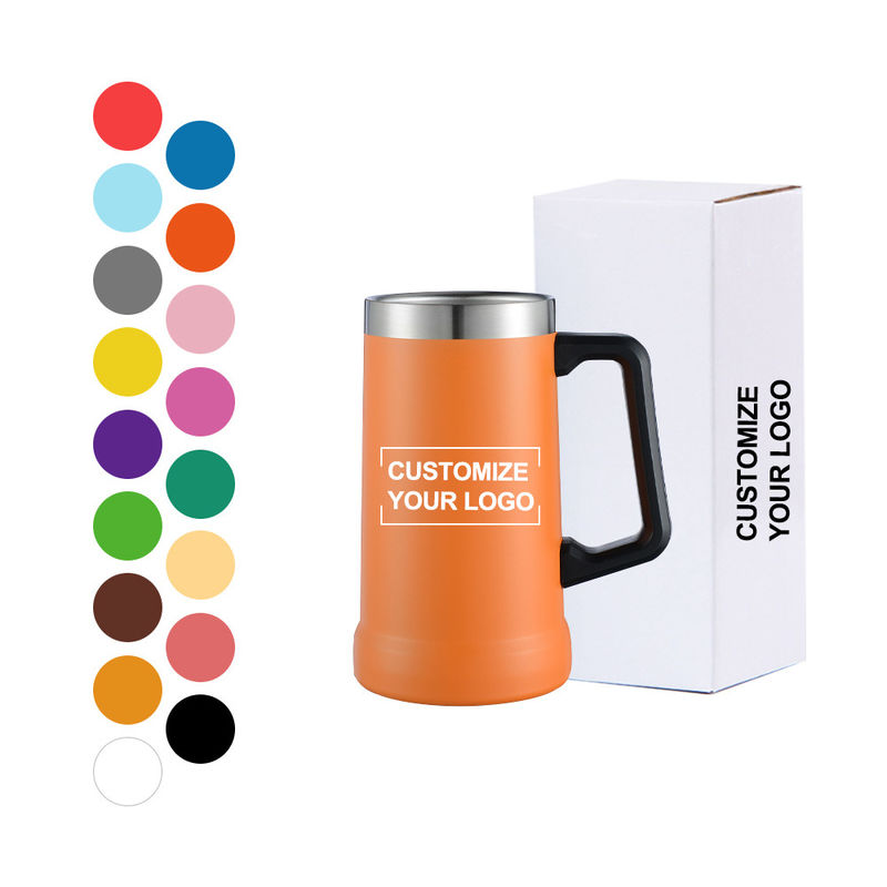 350g Doppelwand Vakuum Isolierung Edelstahl Bier Tasse 16oz 24oz Drinkware Typ MUGS