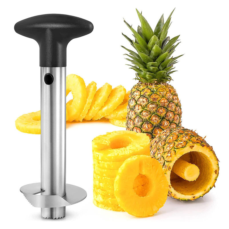 Edelstahl 304 Ananas Corer Slicer Schnelle Küchengadget für einfache Kernentfernung