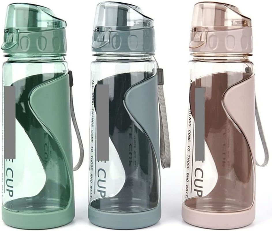 PLASTIC Flip Top 570ml Sportflaschen für Erwachsene