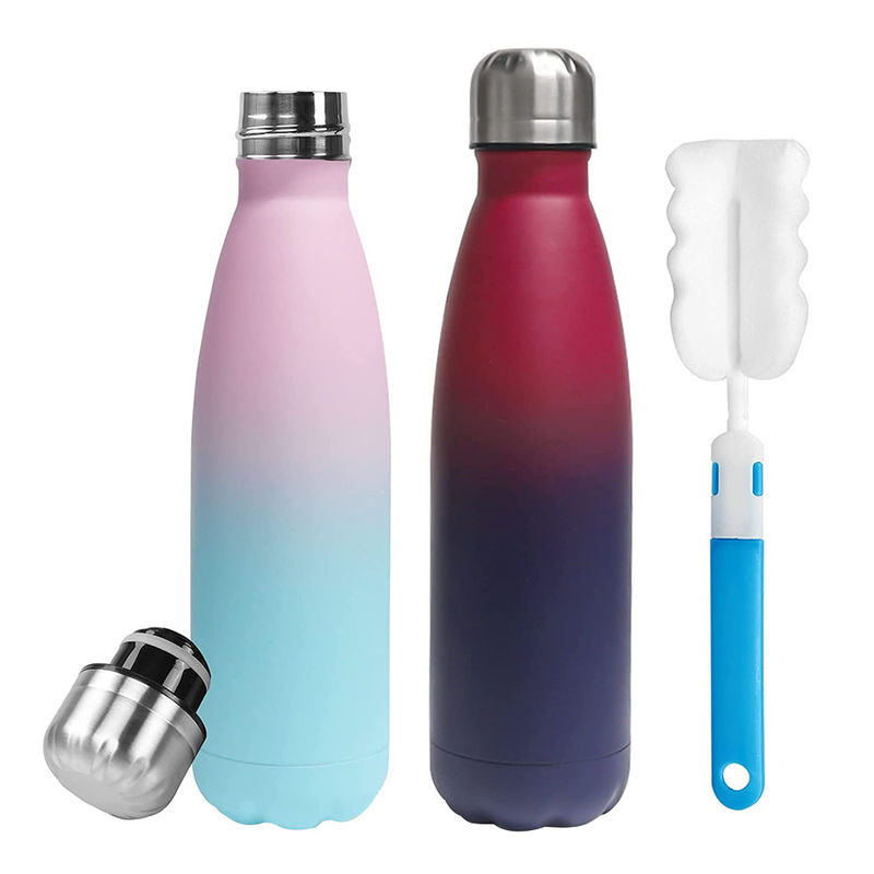 Sport Isolierte Edelstahl Wasserflasche mit benutzerdefiniertem Logo und Korrosionsschutzbeschichtung