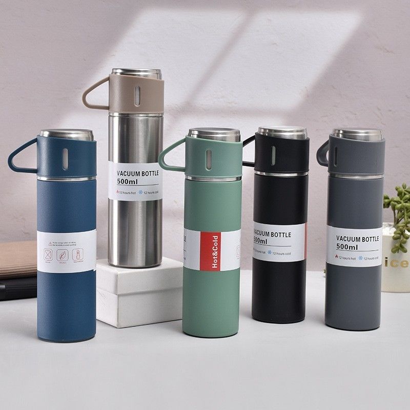 Edelstahl Thermo 17oz Vakuum Isolierte Flasche mit Griff 330g für Erwachsene