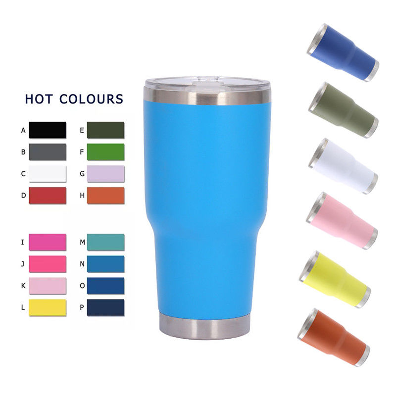30oz BPA FREE Isolierter Tumbler Edelstahl Vakuumbecher mit Deckel Kunden Logo