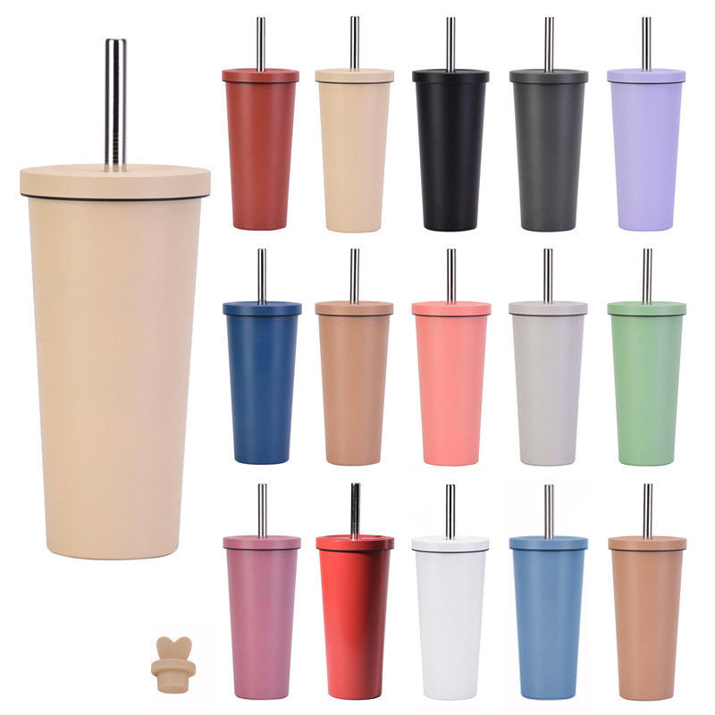 16oz 24oz eigene Kaffeetasse Kaffeetasse Reise Wasser Tasse Doppelwand Edelstahl Tumbler