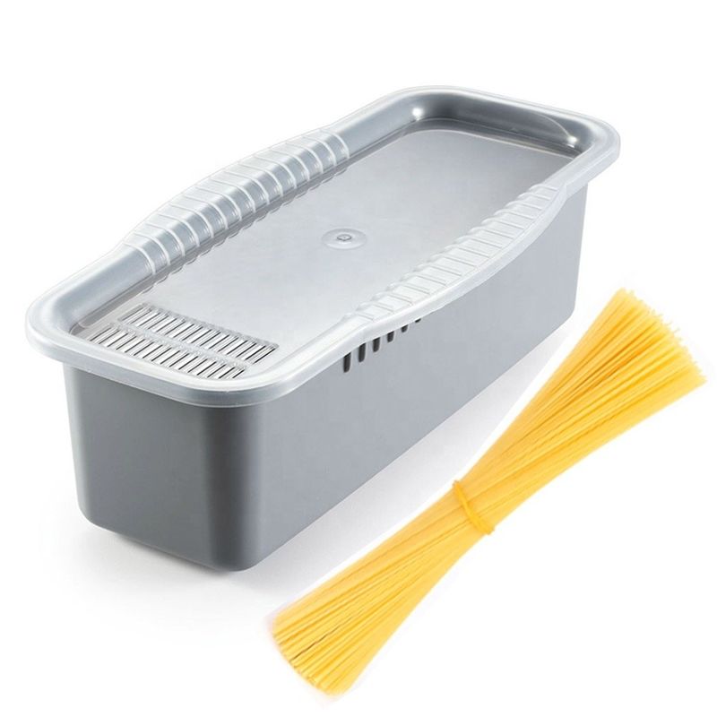 PP-Material BPA-freier Mikrowellenkostkocher mit Portionswerkzeug