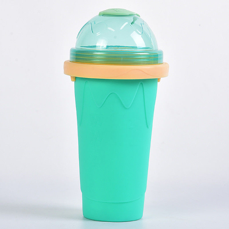 10.5*6*21cm Slushy Maker Cup Lebensmittelqualität Silikon Pinch Slush Cup Eisbecken Typ