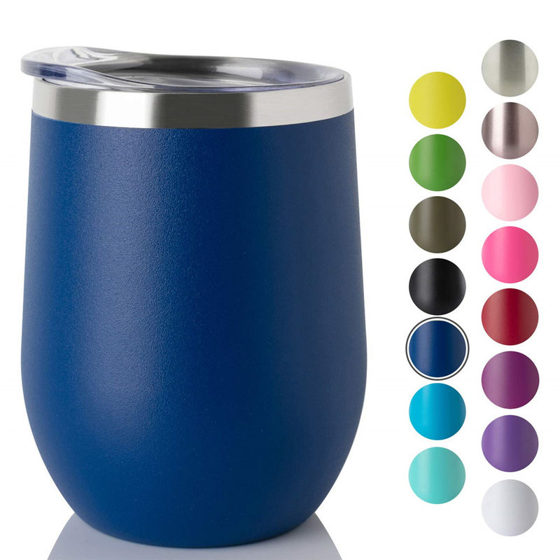 SUMSUN 12 oz Doppelwand Edelstahl Vakuum Isolierte Kaffeetasse Wein Tumbler Feiertag Baby