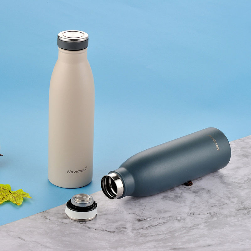 Custom Logo akzeptabel 304 Edelstahl Vakuum Milch Wasserflasche für Kinder Schule